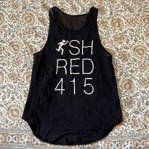 Lululemon Shred 415 tank